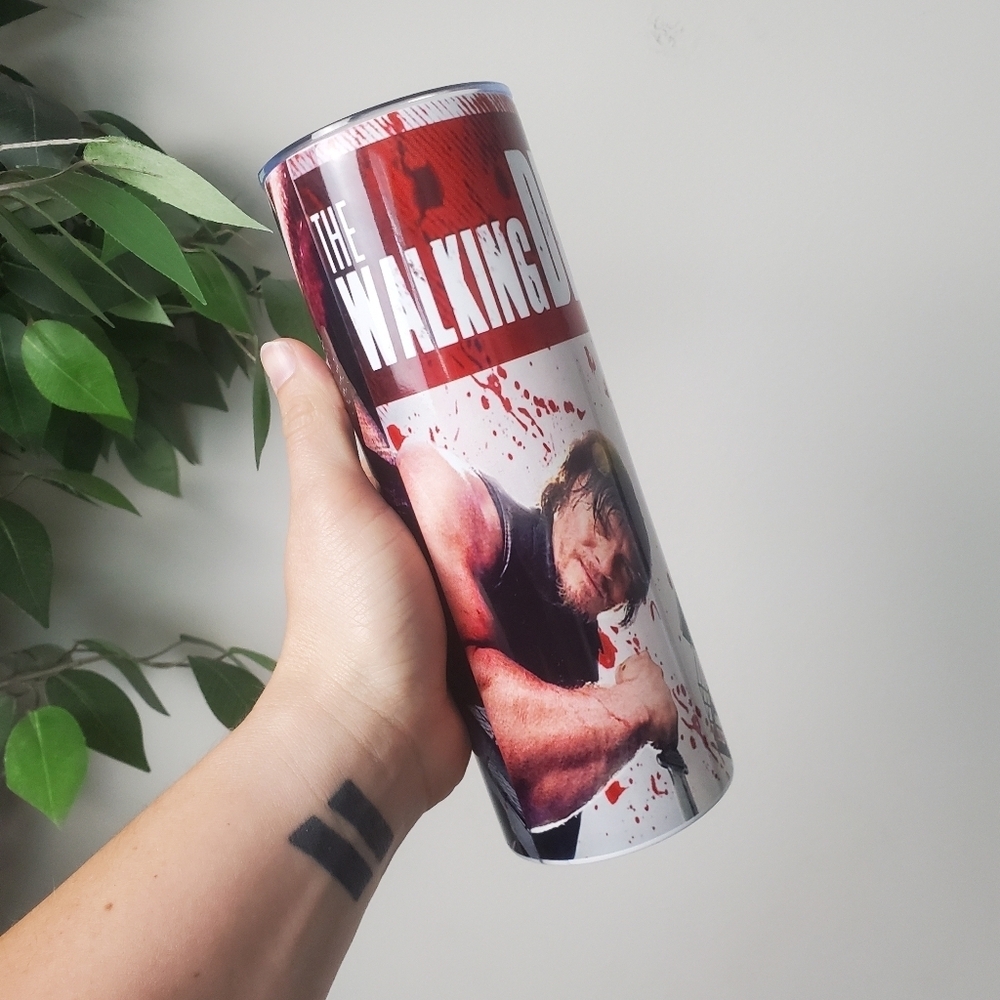 The Walking Dead Tumbler Stainless Steel 20oz Zombies